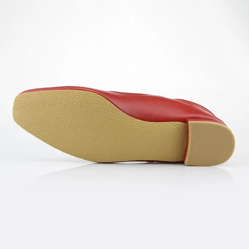 Classic Red Mary Jane Flats